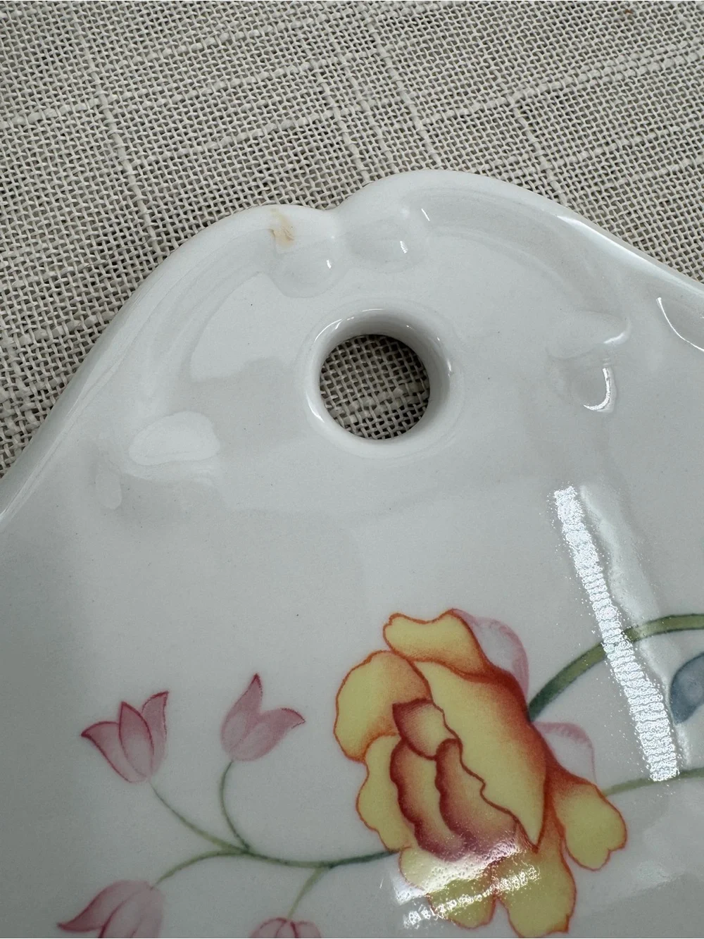 Vintage Villeroy & Boch Cheese Plate Trivet 80s Decor Cottagecore Grannycore